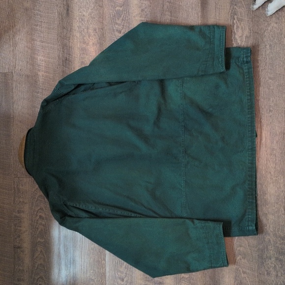 Vintage Eddie Bauer Lined Work Chore Jacket Courdoury - Picture 2 of 6